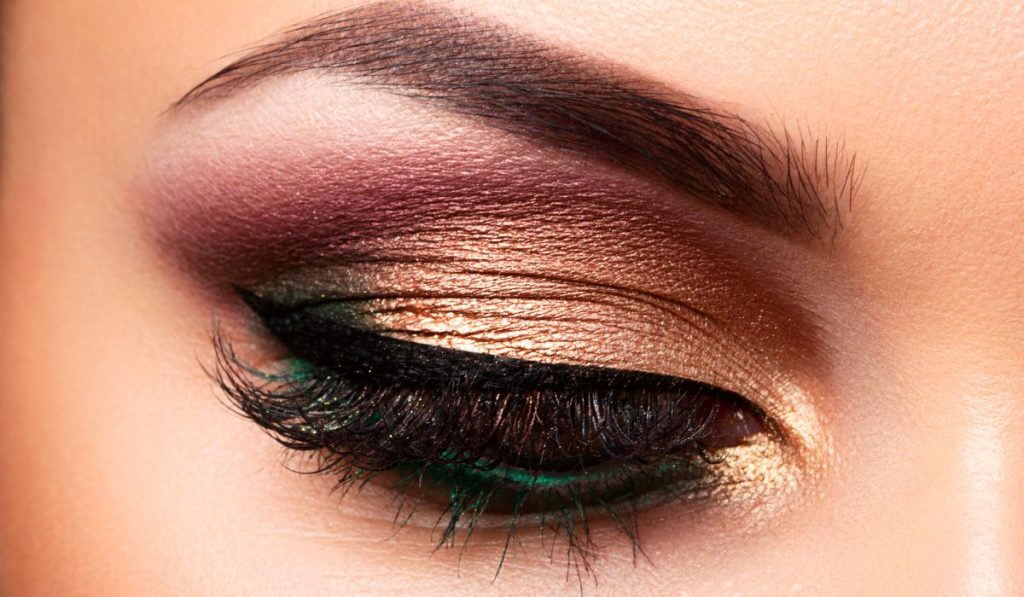 Bronze Goddess Eye Makeup