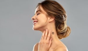 Butterfly Semicolon Tattoo