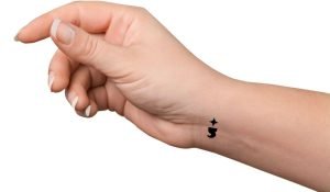 Semicolon Tattoo Design Ideas