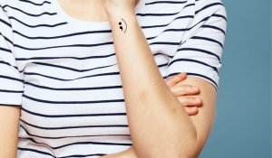 Smiling Semicolon Tattoo