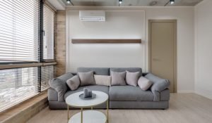 coastal farmhouse living room