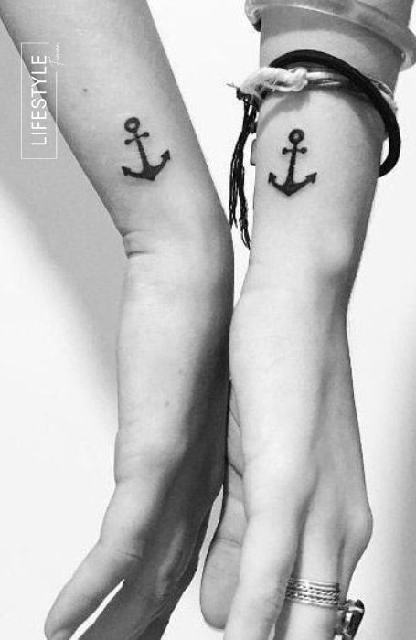 Anchor Couple Tattoos