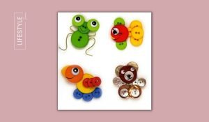 Animal Button Pendant Necklace