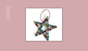 Button Star Ornament