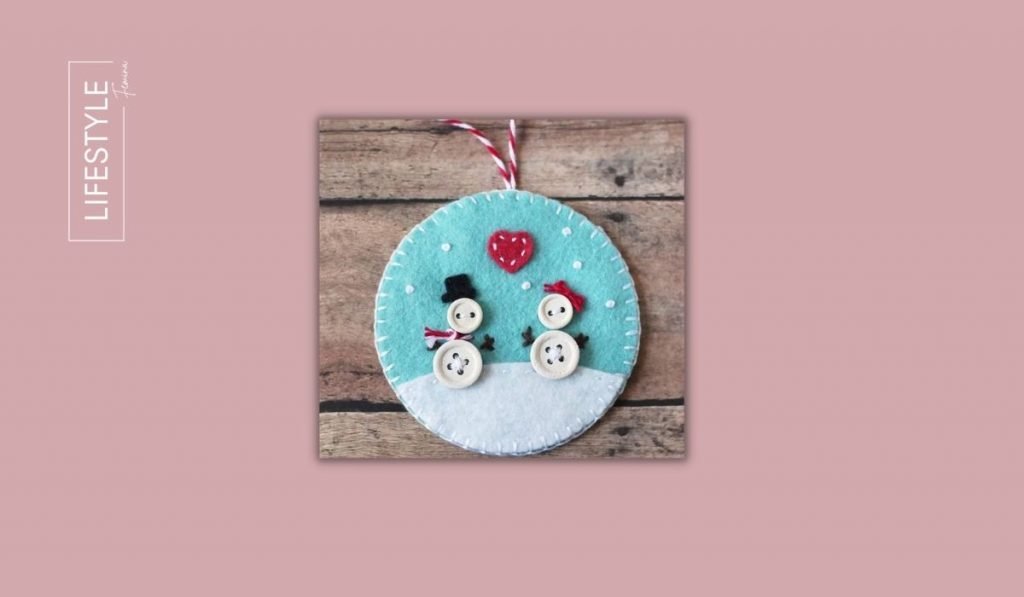 Felt and Button Ball