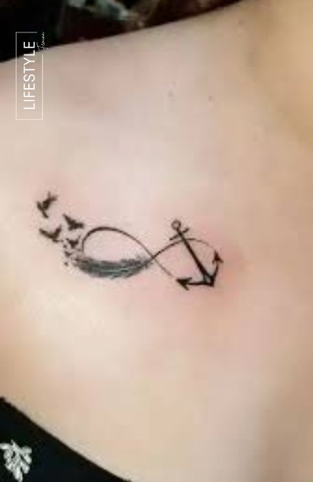 Infinity With Anchor Tattoo