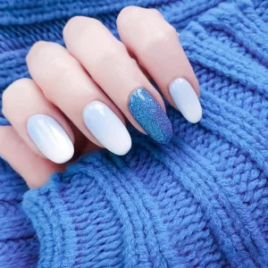 Blue Ombre Nail Polish
