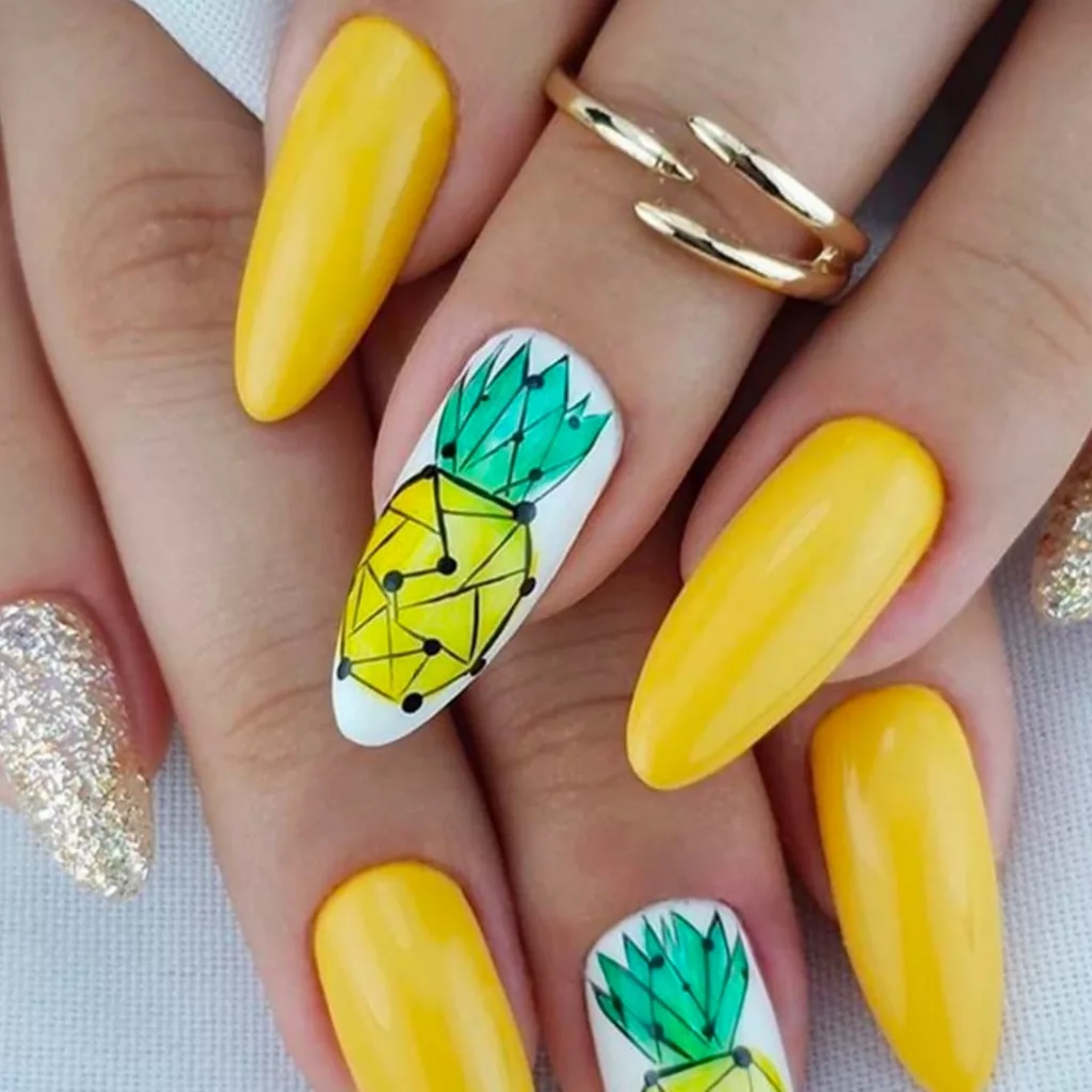 Fruit-inspired nails