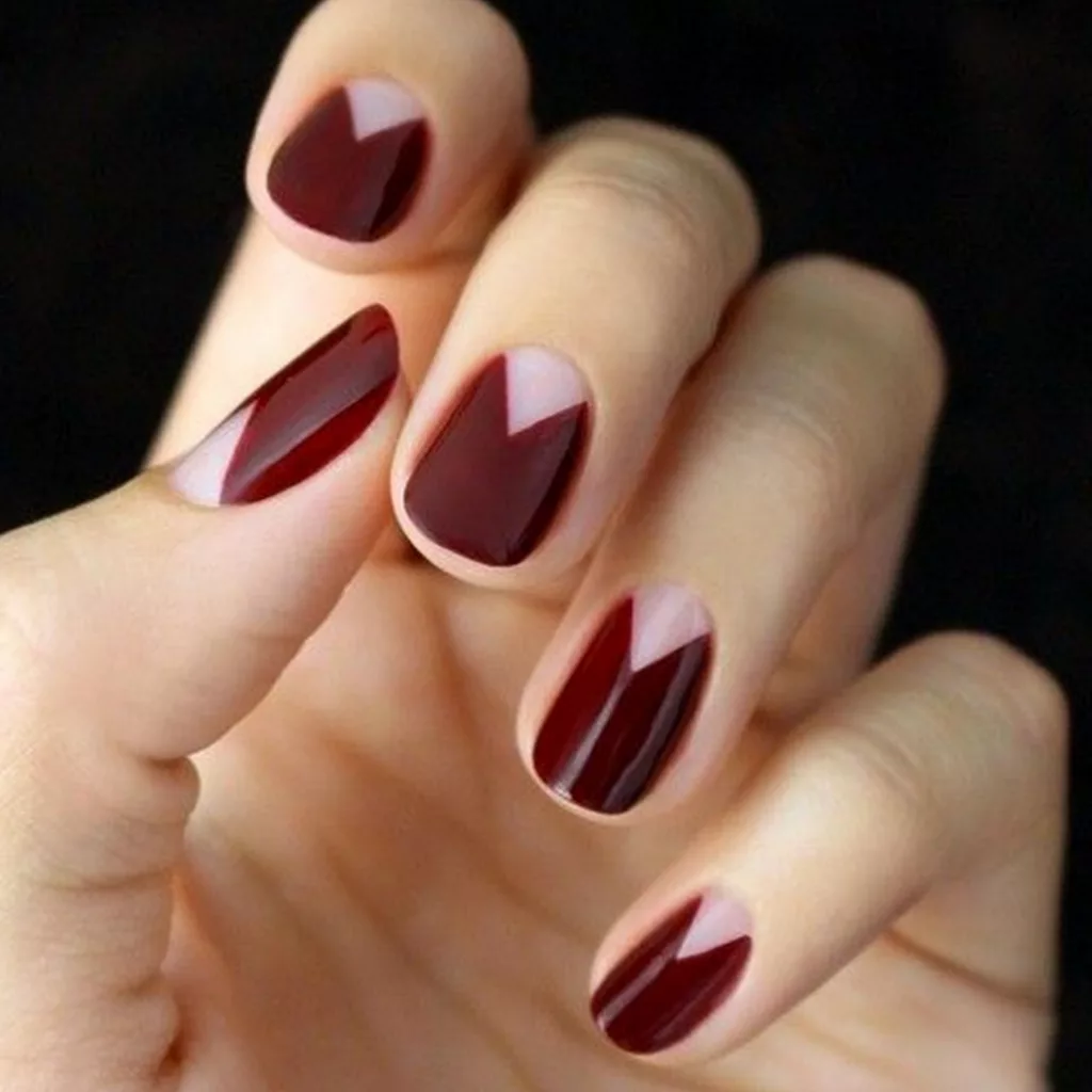 Geometric designs nails