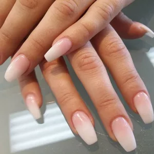 Nude Ombre Nails