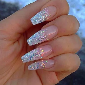 Ombre Glitter Nails