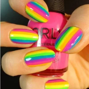 Rainbow Nails