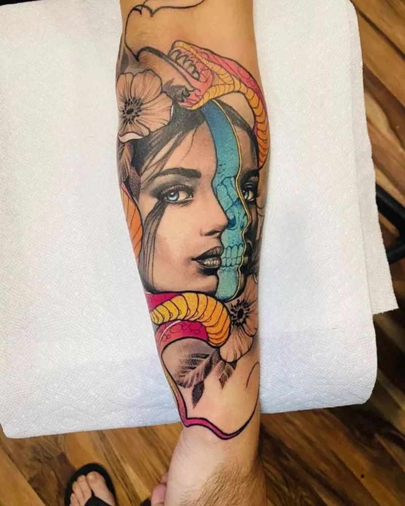 Abstract Art Tattoos