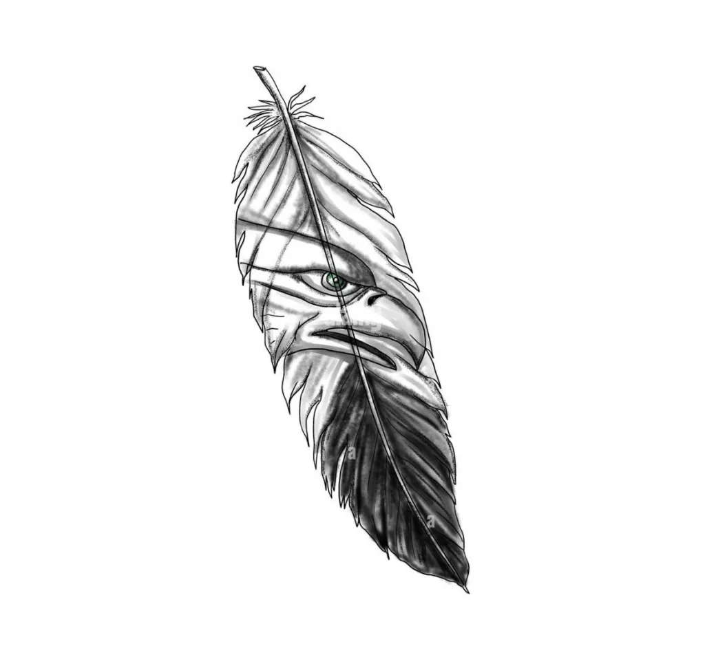 Eagle Feather Tattoo