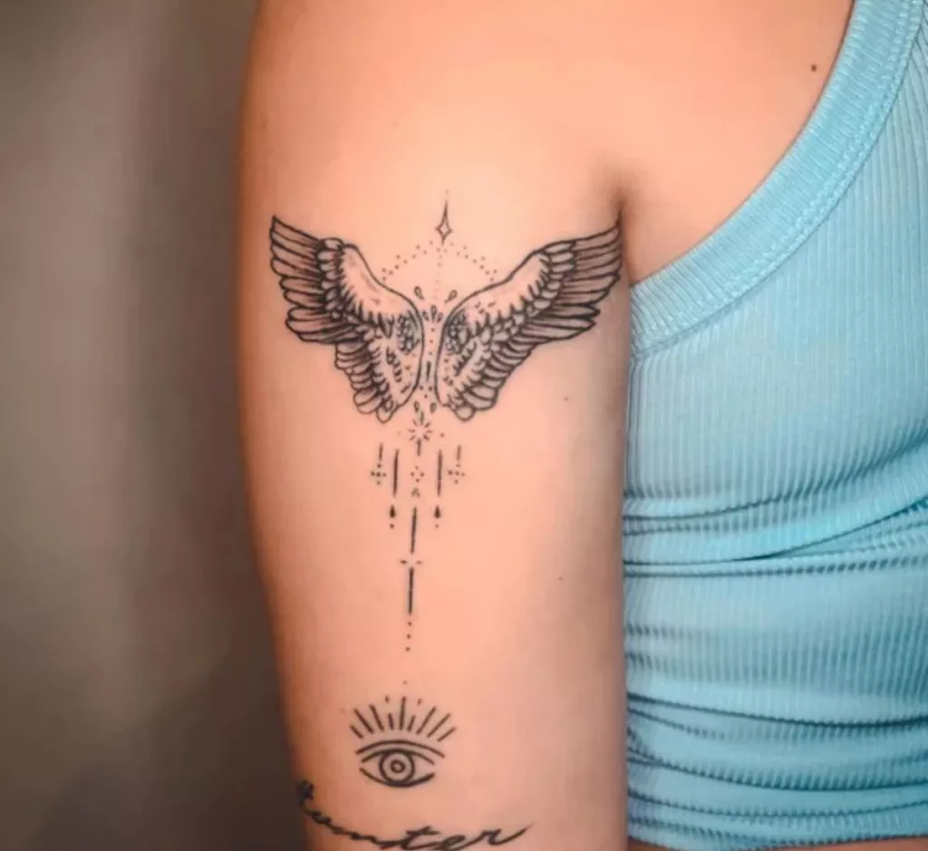 Eagle and Compass Tattoo