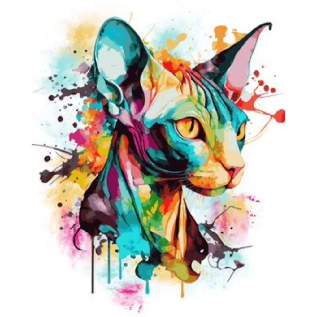 Mystery Sphinx Cat Design