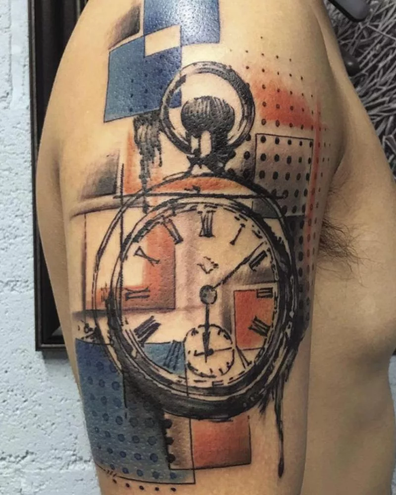 Timepiece Tattoo Design