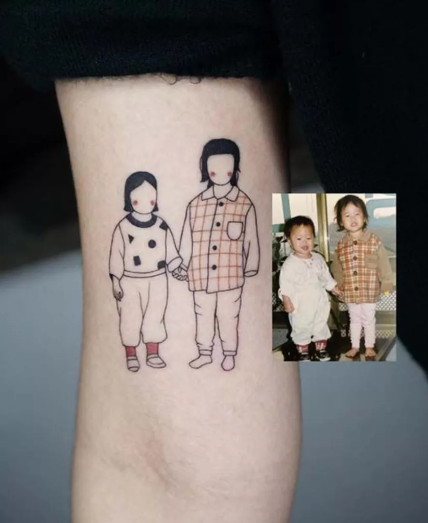 Cute Portrait Tattoo Ideas