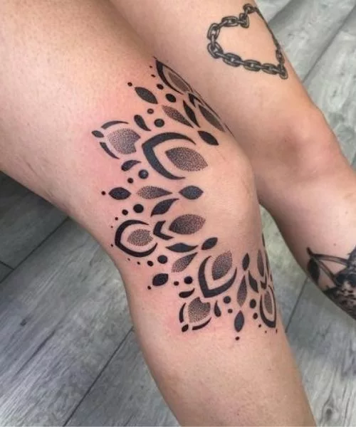 Dotwork Tattoos Design For Female 