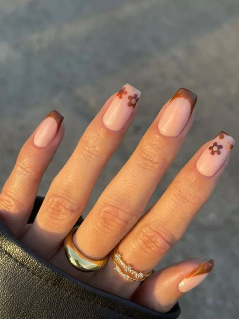 Fall Nails Brown