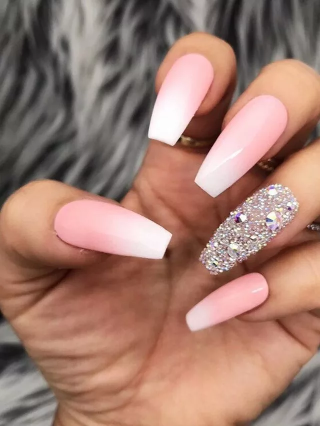 Glitter Gangster Baddie Nails