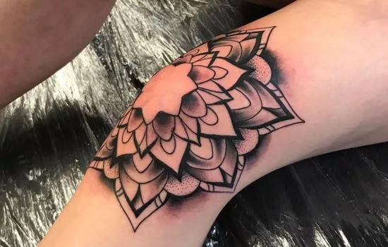 Knee Tattoos for Females