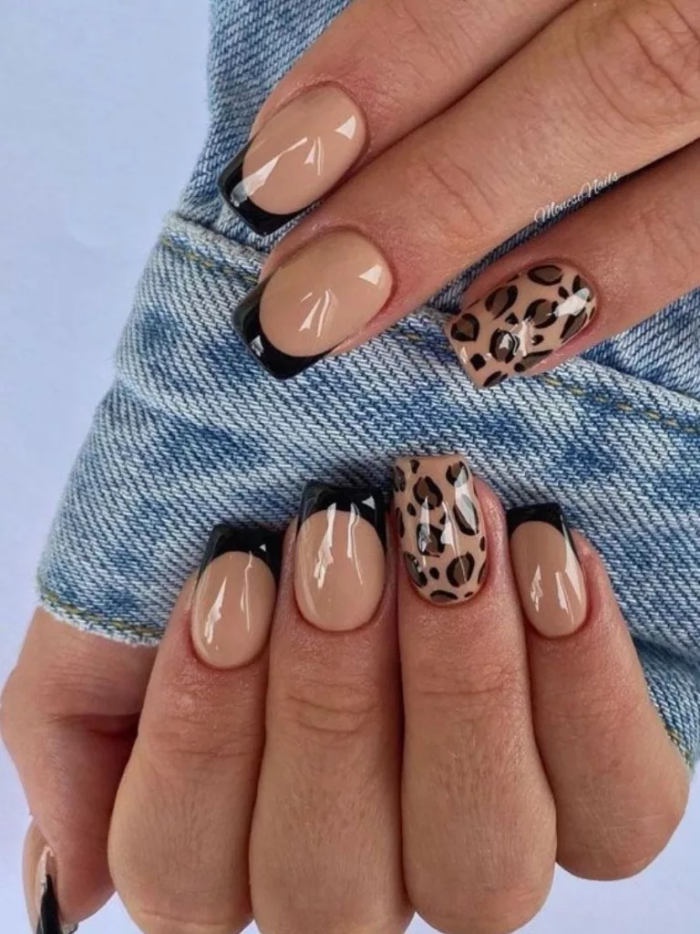 Leopard Print Nails