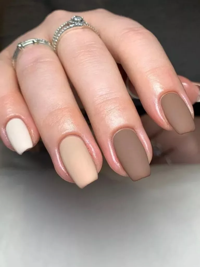 Light Brown Nails Designs