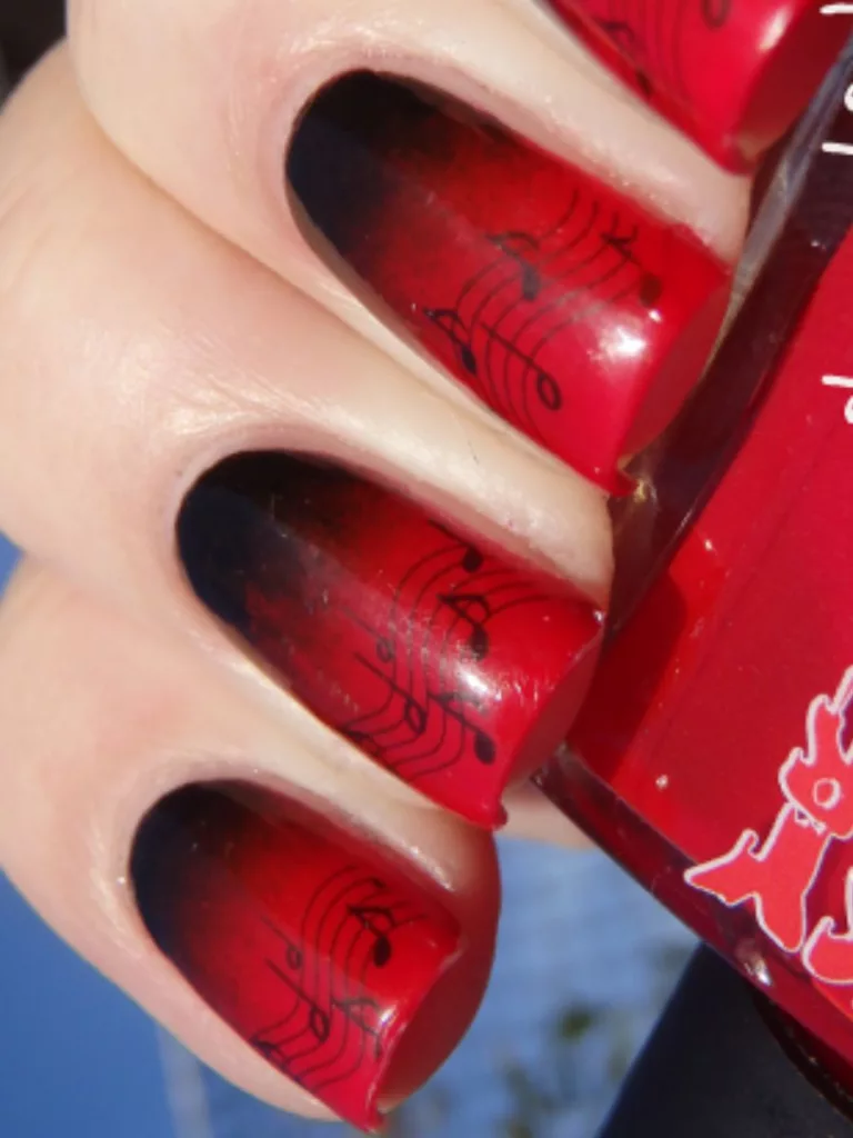 Musical Notes Nails Ideas