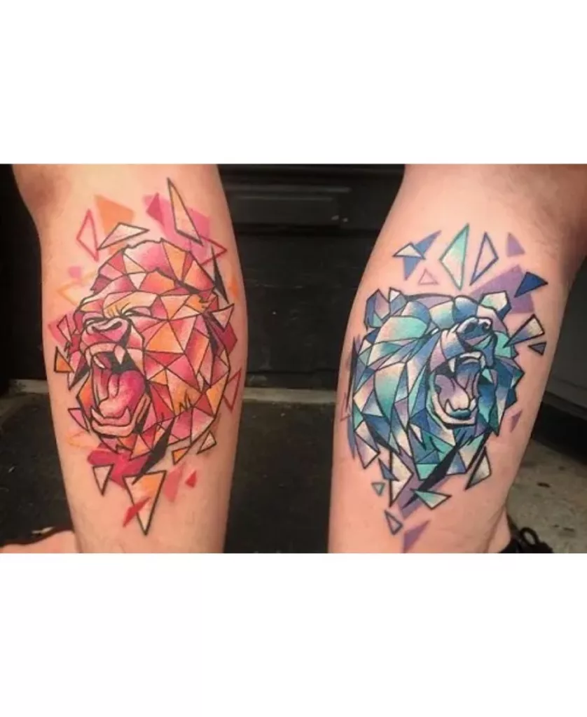 Roaring Sibling Tattoos