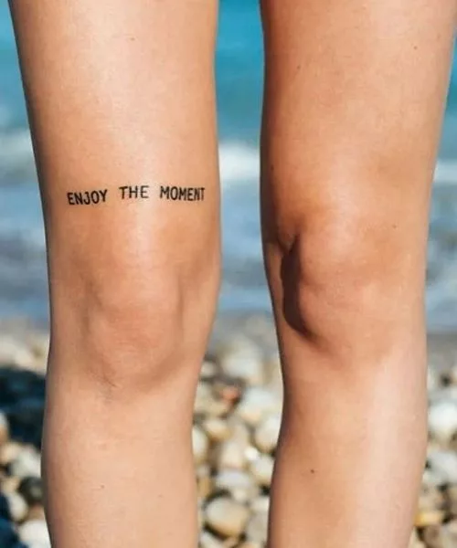 Small Knee Tattoos For Females