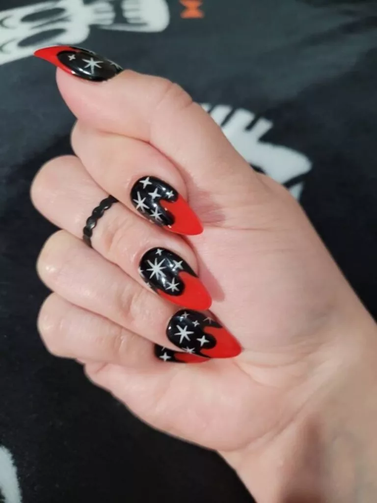 Starry Night Nail Design