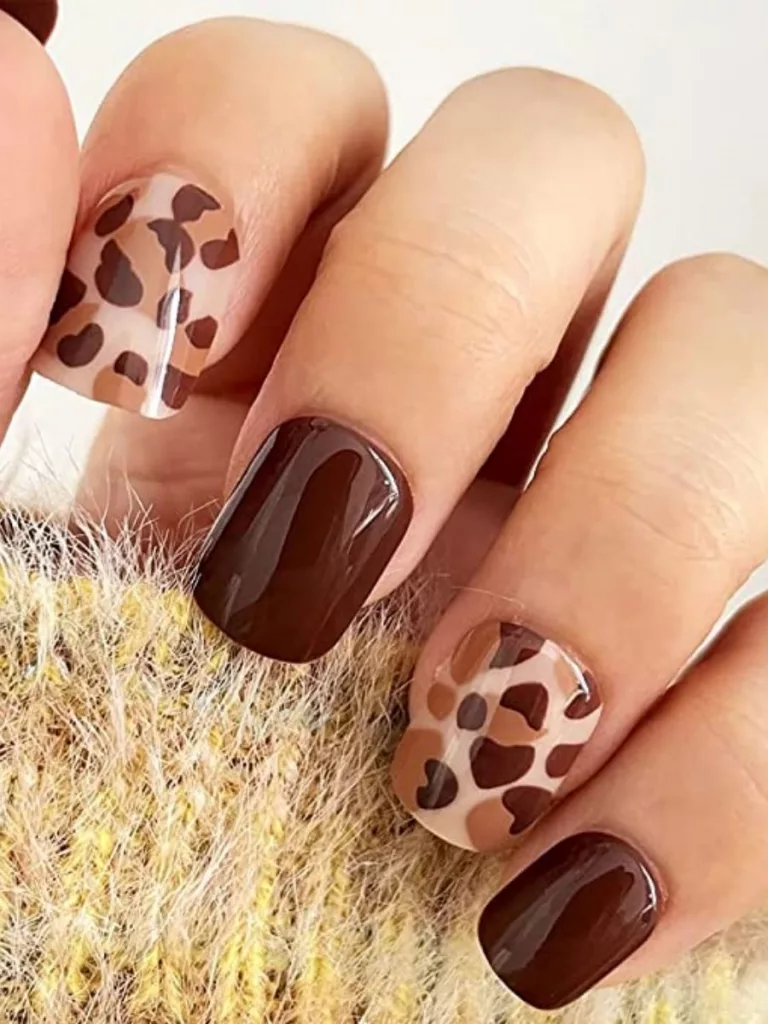 Tiger Print Nails
