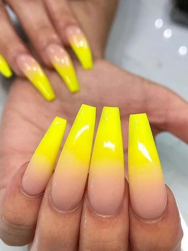 Vibrant Ombre Instagram baddie nails
