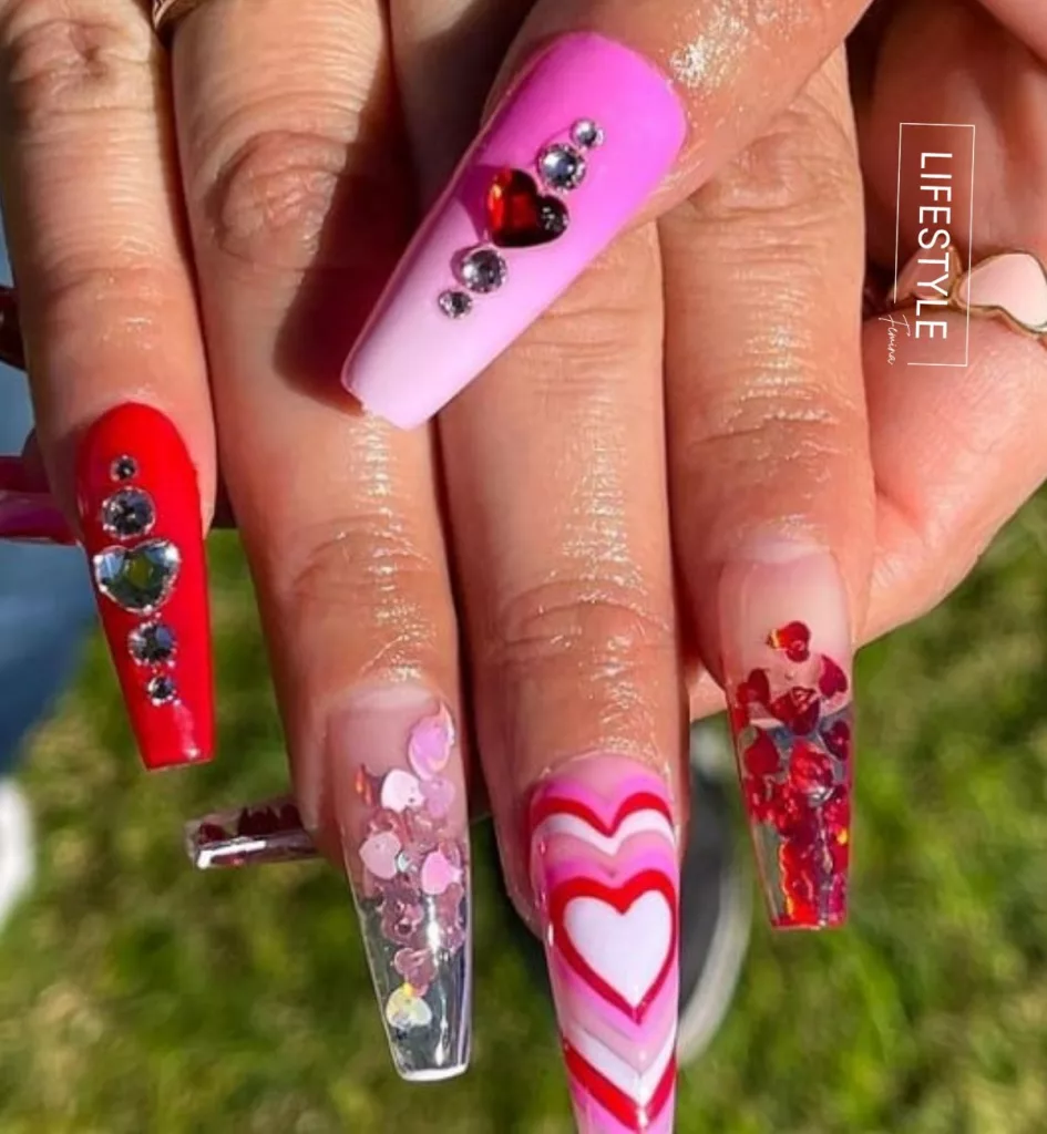 baddie long coffin nails